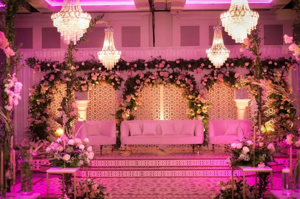 Sheesh Mahal stage by Diamond Events